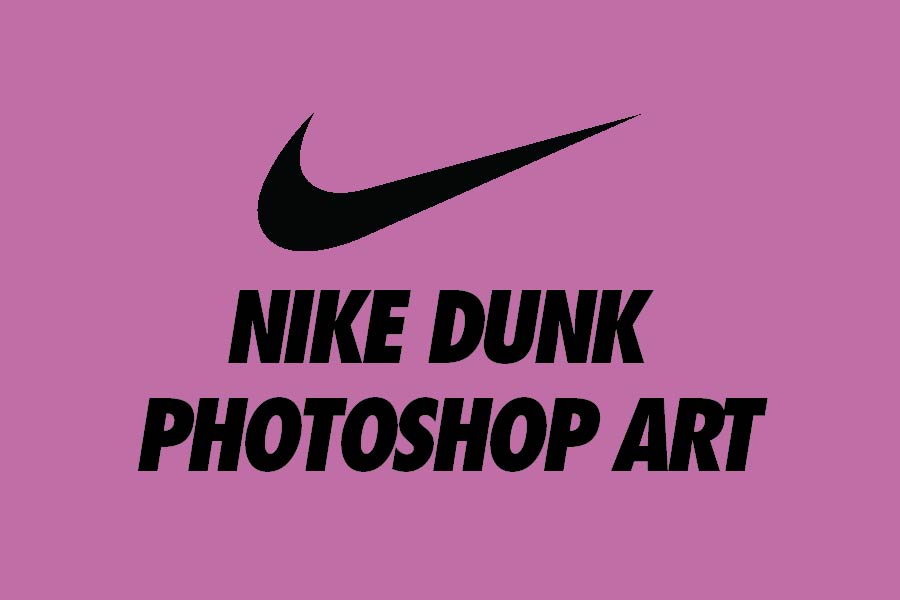 Nike Dunk Photoshop Art